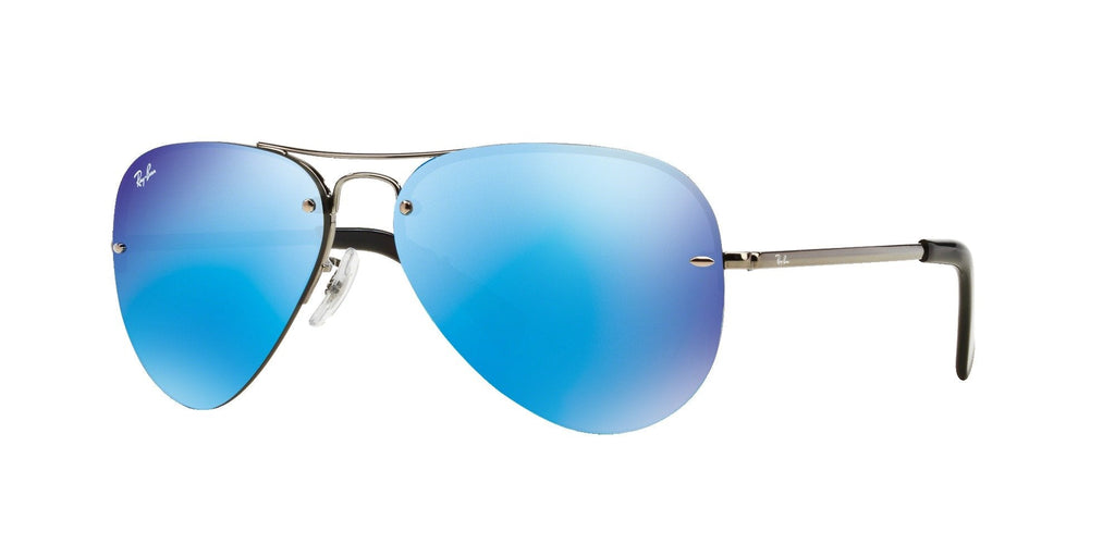 Ray-Ban RB3449 Gunmetal-Blue #colour_gunmetal-blue