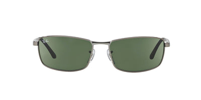 Ray-Ban RB3498 Gunmetal/Green #colour_gunmetal-green