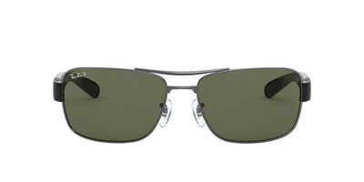 Ray-Ban RB3522 Gunmetal/Green #colour_gunmetal-green
