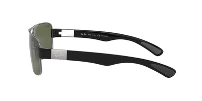Ray-Ban RB3522 Gunmetal/Green #colour_gunmetal-green
