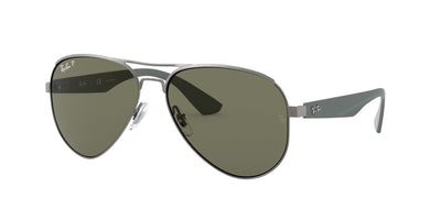 Ray-Ban RB3523 Gunmetal/Green #colour_gunmetal-green