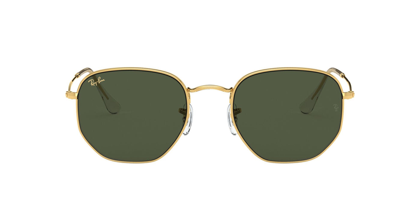 Ray-Ban Hexagonal Legend RB3548 Gold/Green #colour_gold-green