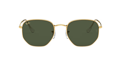 Ray-Ban Hexagonal Legend RB3548 Gold/Green #colour_gold-green