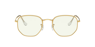 Ray-Ban Hexagonal Legend RB3548 Gold-Transparent #colour_gold-transparent