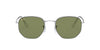 Ray-Ban Hexagonal Legend RB3548 Silver/Green #colour_silver-green