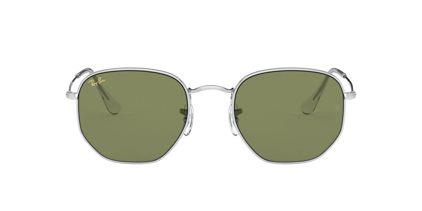 Ray-Ban Hexagonal Legend RB3548 Silver/Green #colour_silver-green