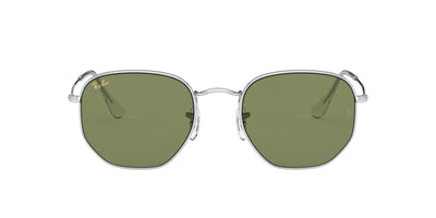 Ray-Ban Hexagonal Legend RB3548 Silver/Green #colour_silver-green