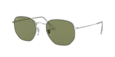 Ray-Ban Hexagonal Legend RB3548 Silver/Green #colour_silver-green