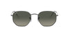 Ray-Ban Hexagonal RB3548N Gunmetal/Grey Gradient #colour_gunmetal-grey-gradient