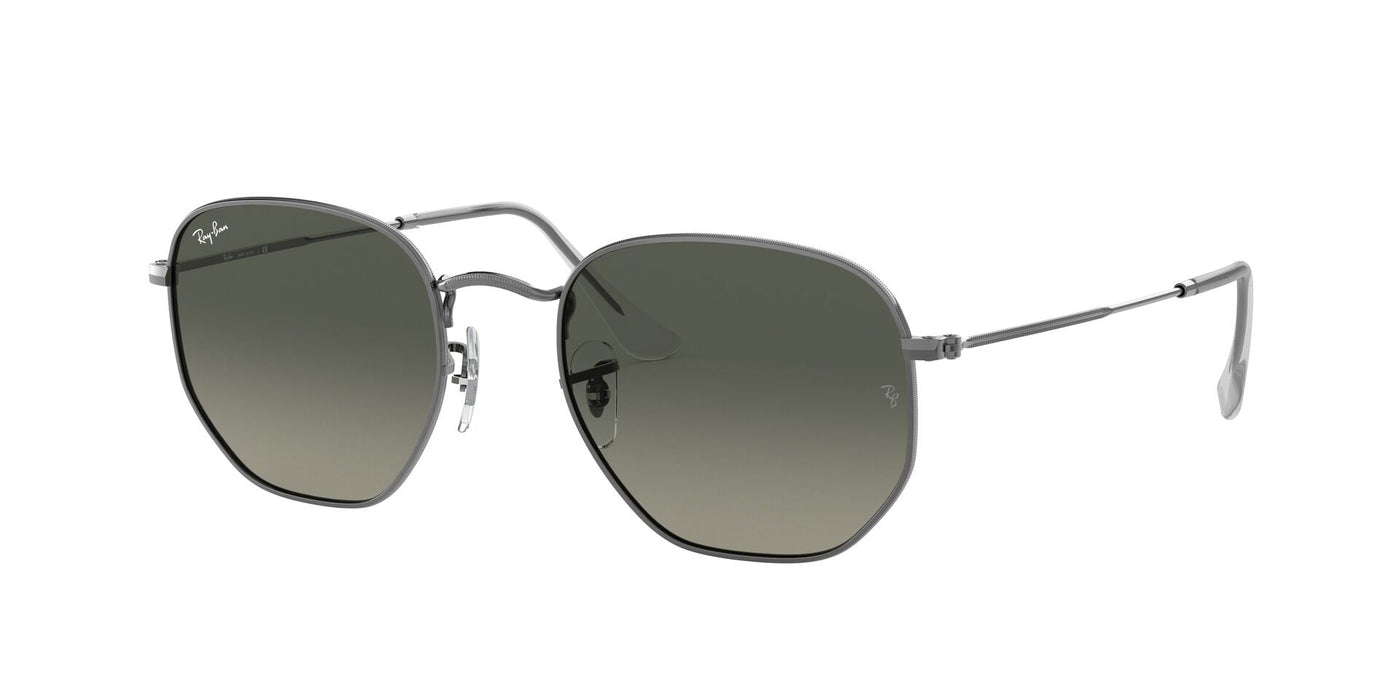 Ray-Ban Hexagonal RB3548N Gunmetal/Grey Gradient #colour_gunmetal-grey-gradient