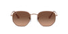 Ray-Ban Hexagonal RB3548N Brown/Pink Gradient #colour_brown-pink-gradient