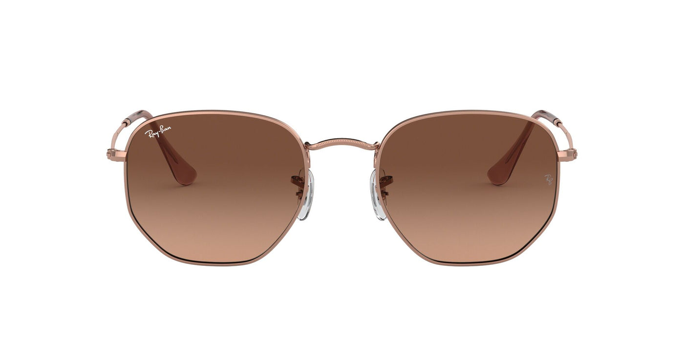 Ray-Ban Hexagonal RB3548N Brown/Pink Gradient #colour_brown-pink-gradient