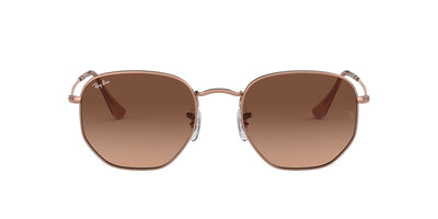 Ray-Ban Hexagonal RB3548N Brown/Pink Gradient #colour_brown-pink-gradient