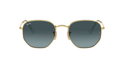 Ray-Ban Hexagonal RB3548N Gold/Blue Gradient #colour_gold-blue-gradient