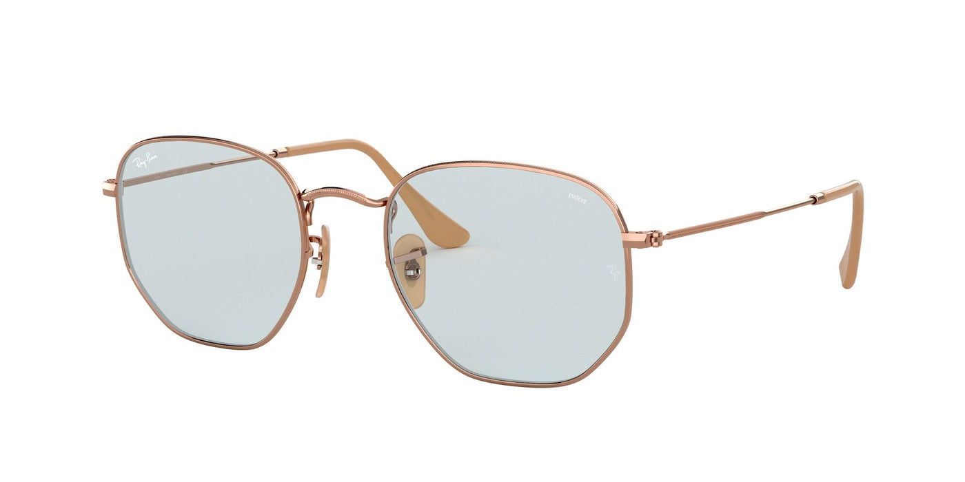 Ray-Ban Hexagonal RB3548N Brown/Blue #colour_brown-blue