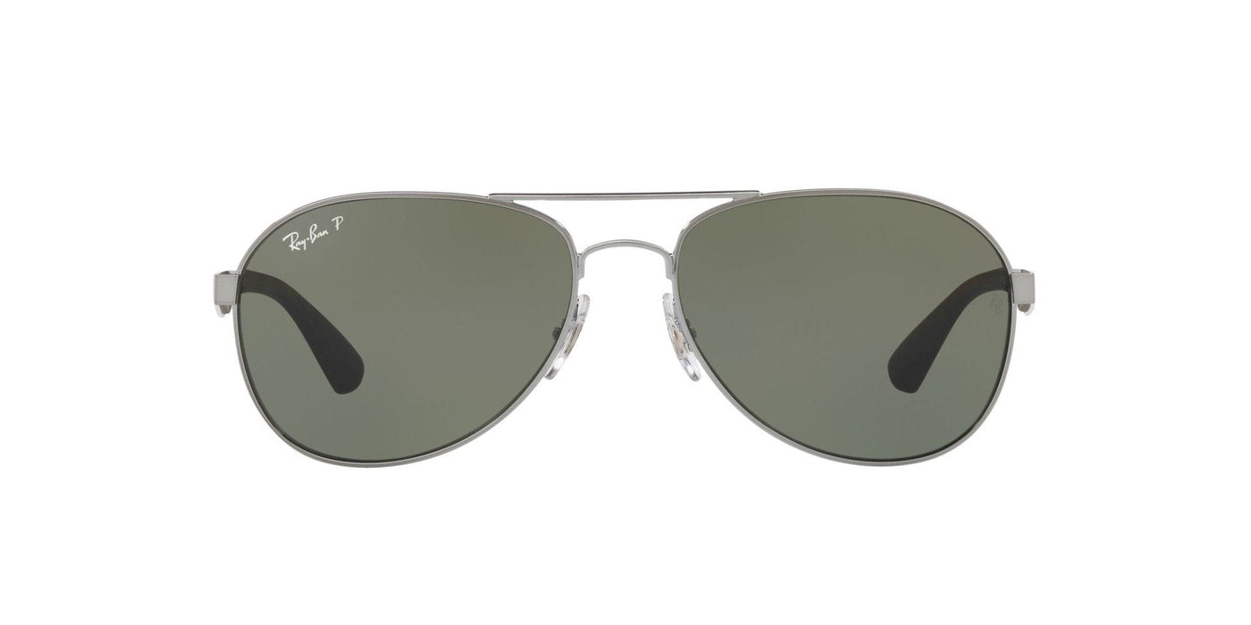 Ray-Ban RB3549 Gunmetal/Green Polarised #colour_gunmetal-green-polarised