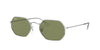 Ray-Ban Octagonal Legend RB3556 Silver/Green #colour_silver-green