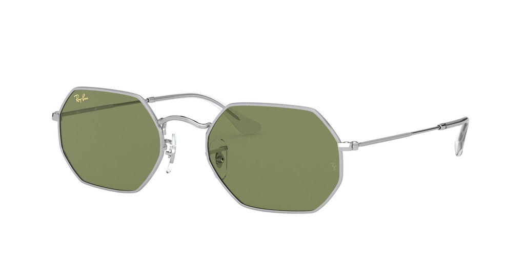 Ray-Ban Octagonal Legend RB3556 Silver/Green #colour_silver-green