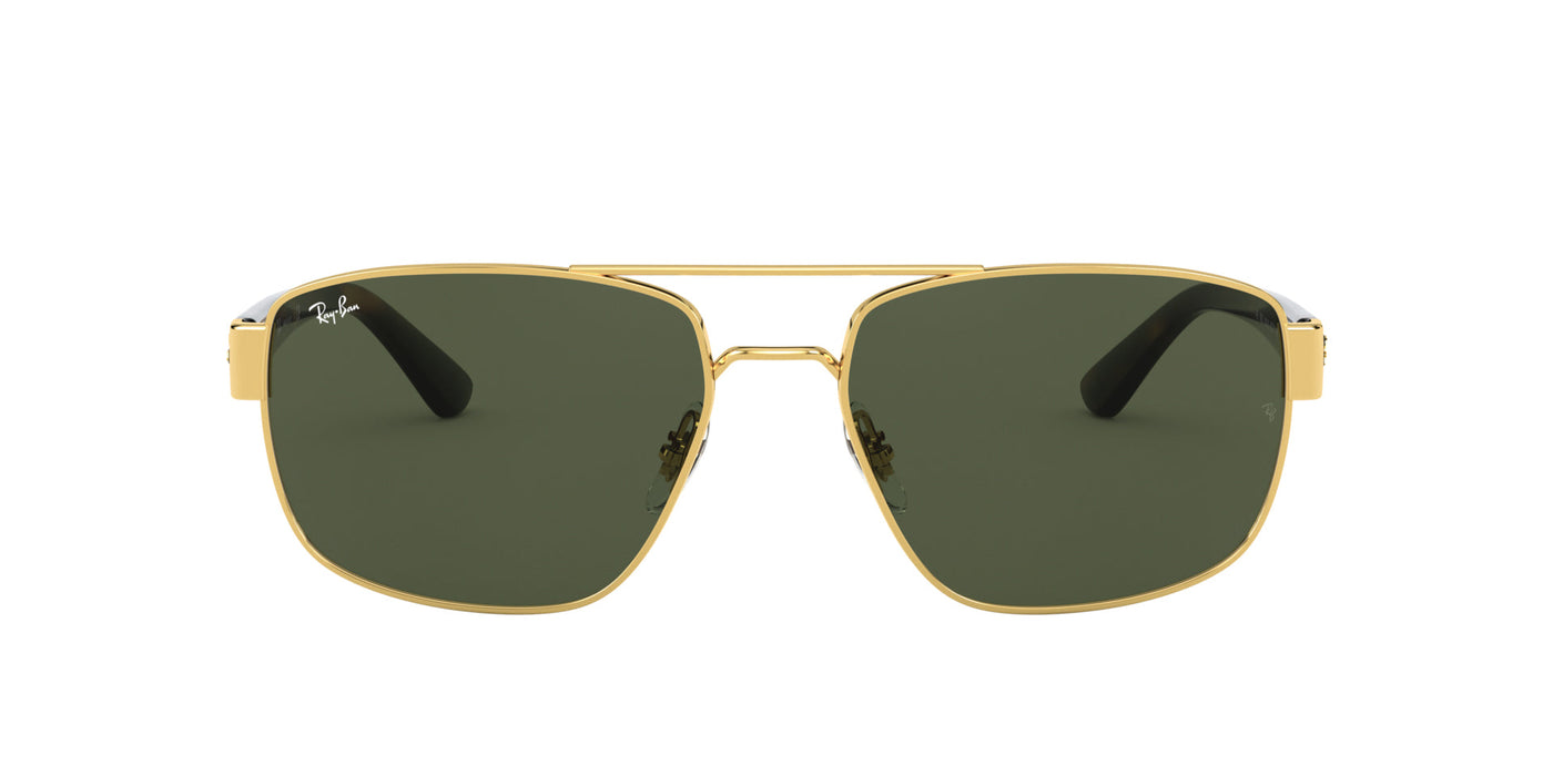 Ray-Ban RB3663 Gold-Green #colour_gold-green