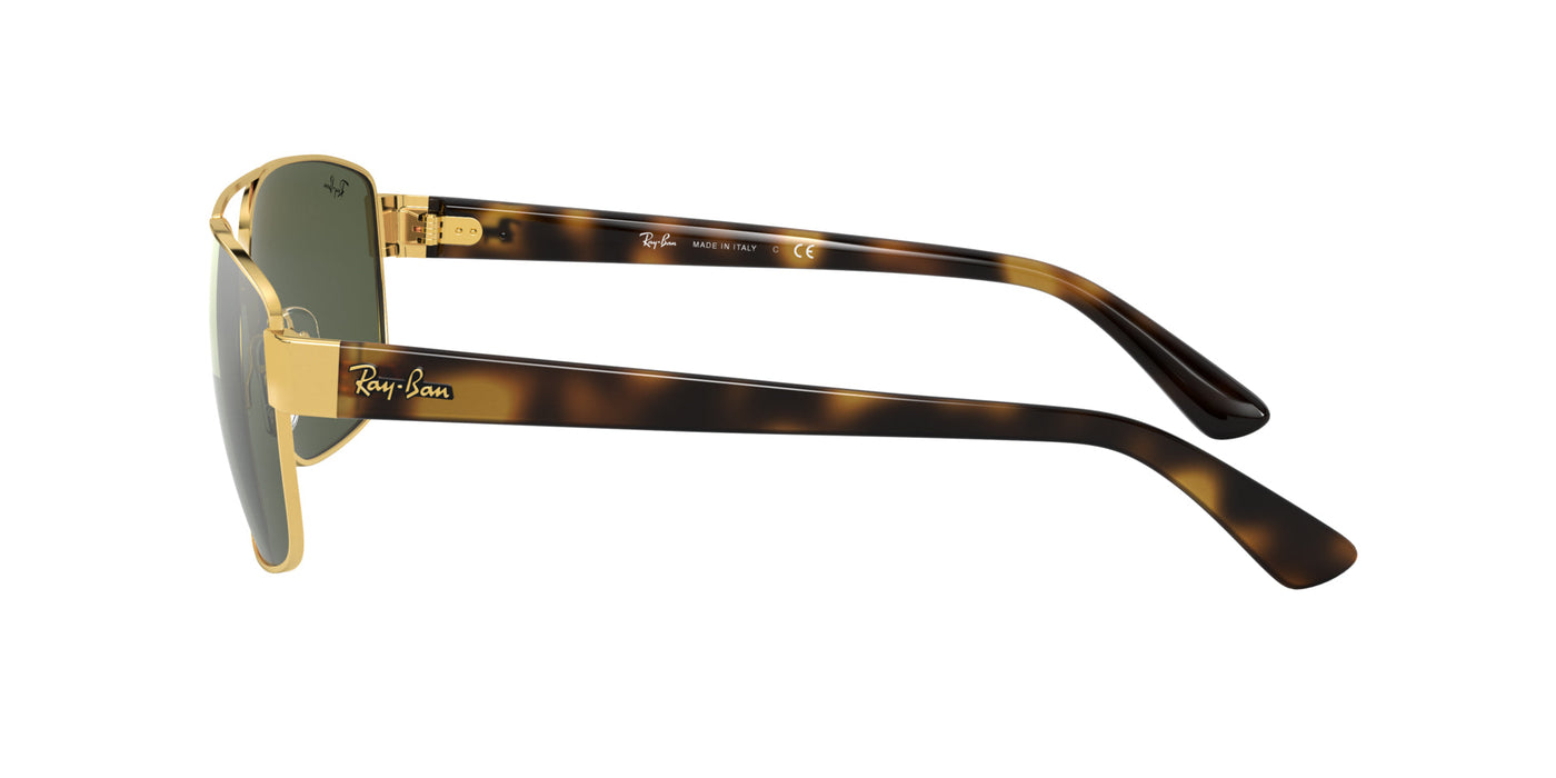 Ray-Ban RB3663 Gold-Green #colour_gold-green