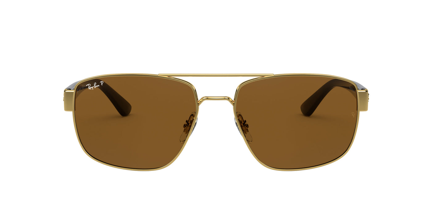 Ray-Ban RB3663 Gold/Brown Polarised #colour_gold-brown-polarised