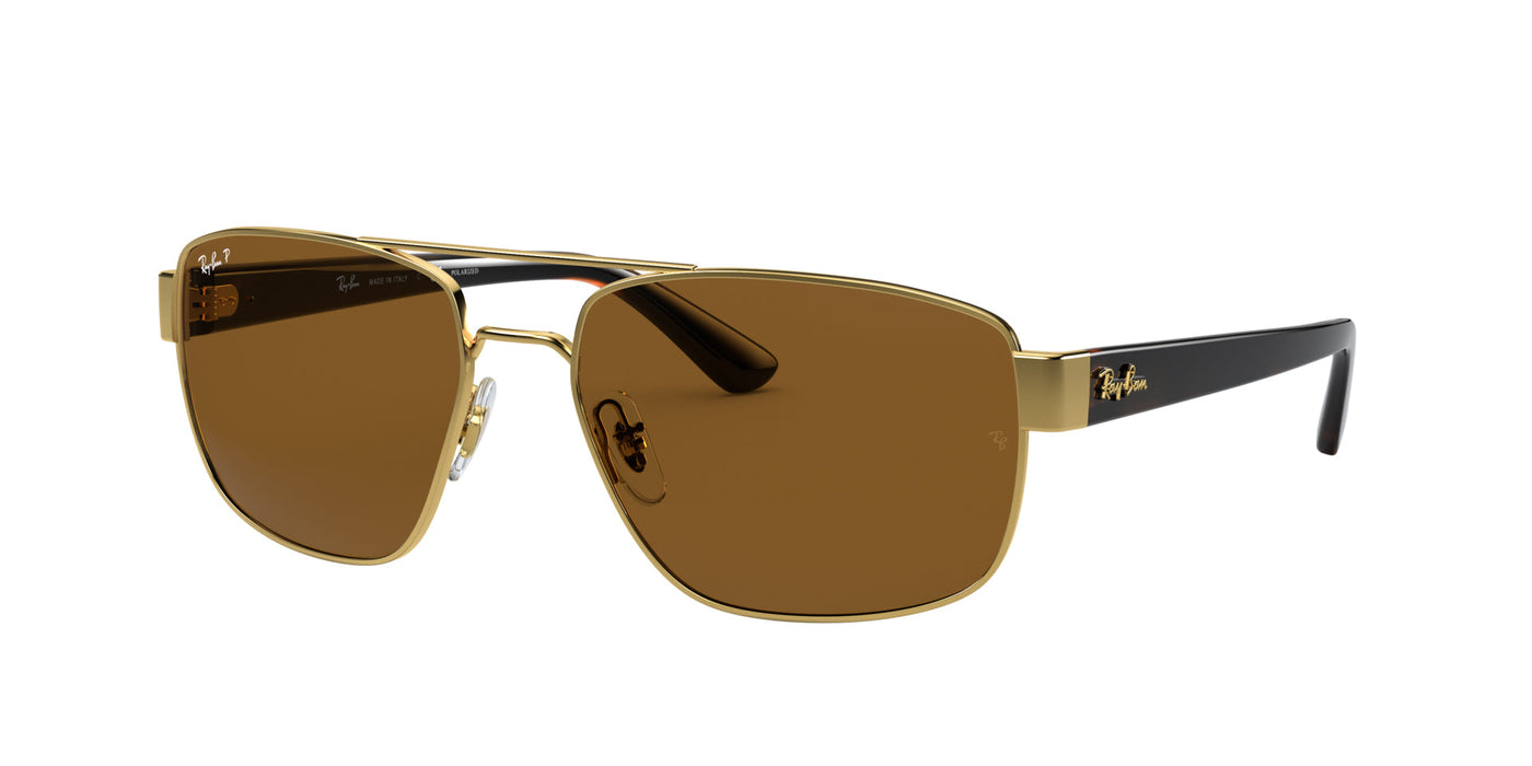 Ray-Ban RB3663 Gold/Brown Polarised #colour_gold-brown-polarised