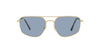 Ray-Ban RB3666 Gold-Blue #colour_gold-blue
