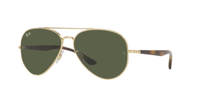 Ray-Ban RB3675 Gold-Green #colour_gold-green