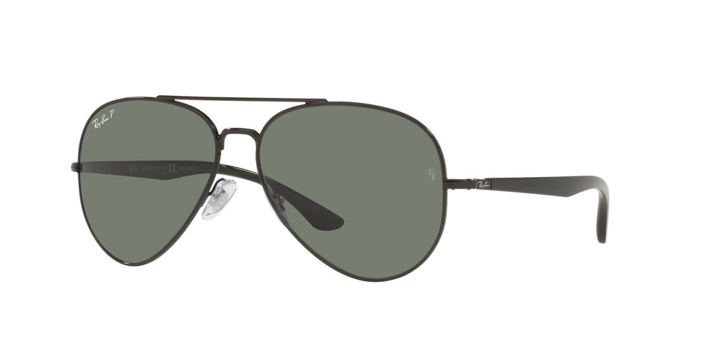 Ray-Ban RB3675 Black/Green Polarised #colour_black-green-polarised