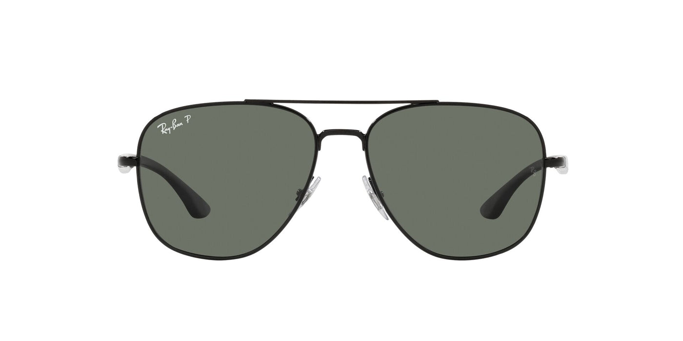 Ray-Ban RB3683 Black/Green Polarised #colour_black-green-polarised