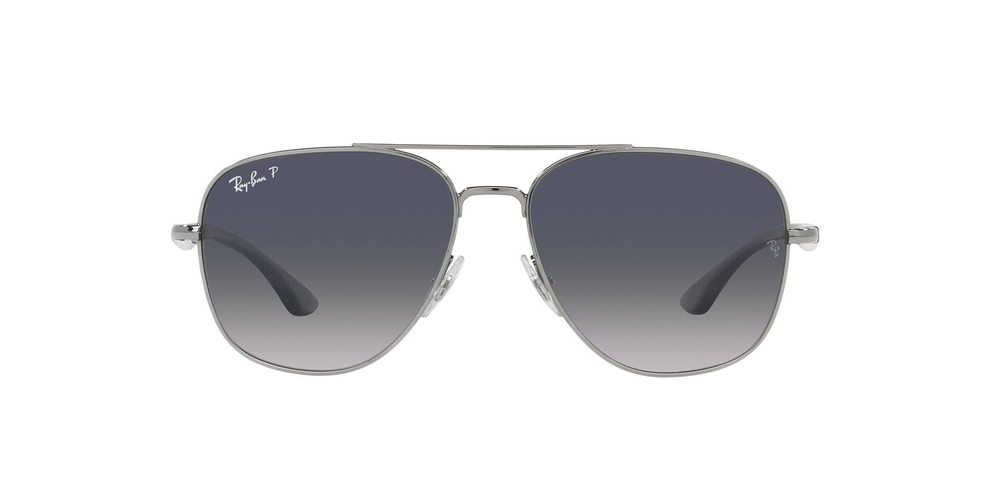 Ray-Ban RB3683 Gunmetal/Blue Polarised #colour_gunmetal-blue-polarised