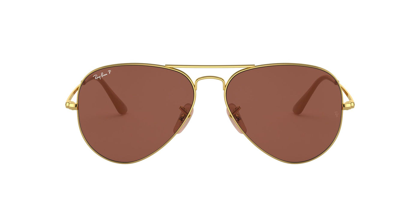 Ray-Ban RB3689 Gold/Purple Polarised #colour_gold-purple-polarised