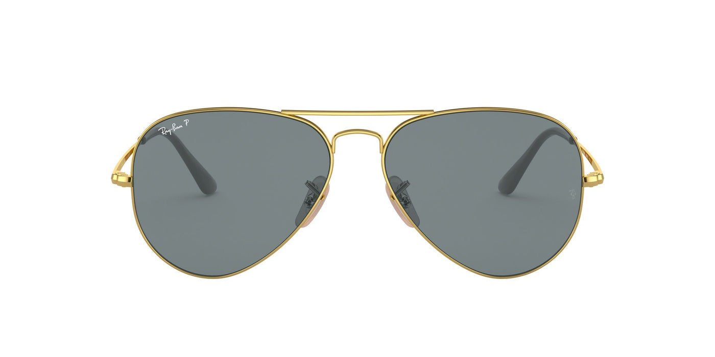 Ray-Ban RB3689 Gold/Blue Polarised #colour_gold-blue-polarised