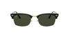 Ray-Ban Clubmaster Square RB3916 Black-Green #colour_black-green