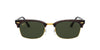 Ray-Ban Clubmaster Square RB3916 Dark-Tortoise-Green #colour_dark-tortoise-green