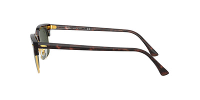 Ray-Ban Clubmaster Square RB3916 Dark-Tortoise-Green #colour_dark-tortoise-green