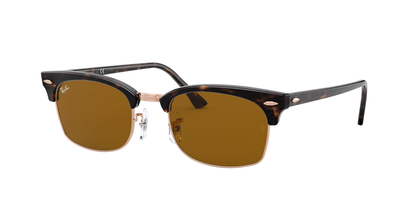 Ray-Ban Clubmaster Square RB3916 Dark Tortoise/Brown #colour_dark-tortoise-brown