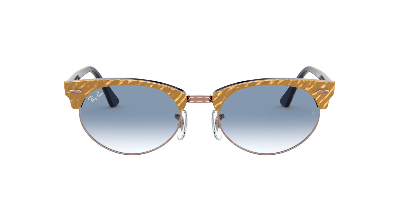 Ray-Ban Clubmaster Oval RB3946 Brown/Blue Gradient #colour_brown-blue-gradient