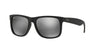 Ray-Ban Justin RB4165 Black-Grey-Mirror #colour_black-grey-mirror