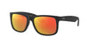 Ray-Ban Justin RB4165 Black-Orange #colour_black-orange