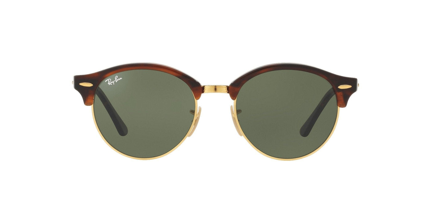 Ray-Ban Clubround RB4246 Dark Tortoise/Green #colour_dark-tortoise-green