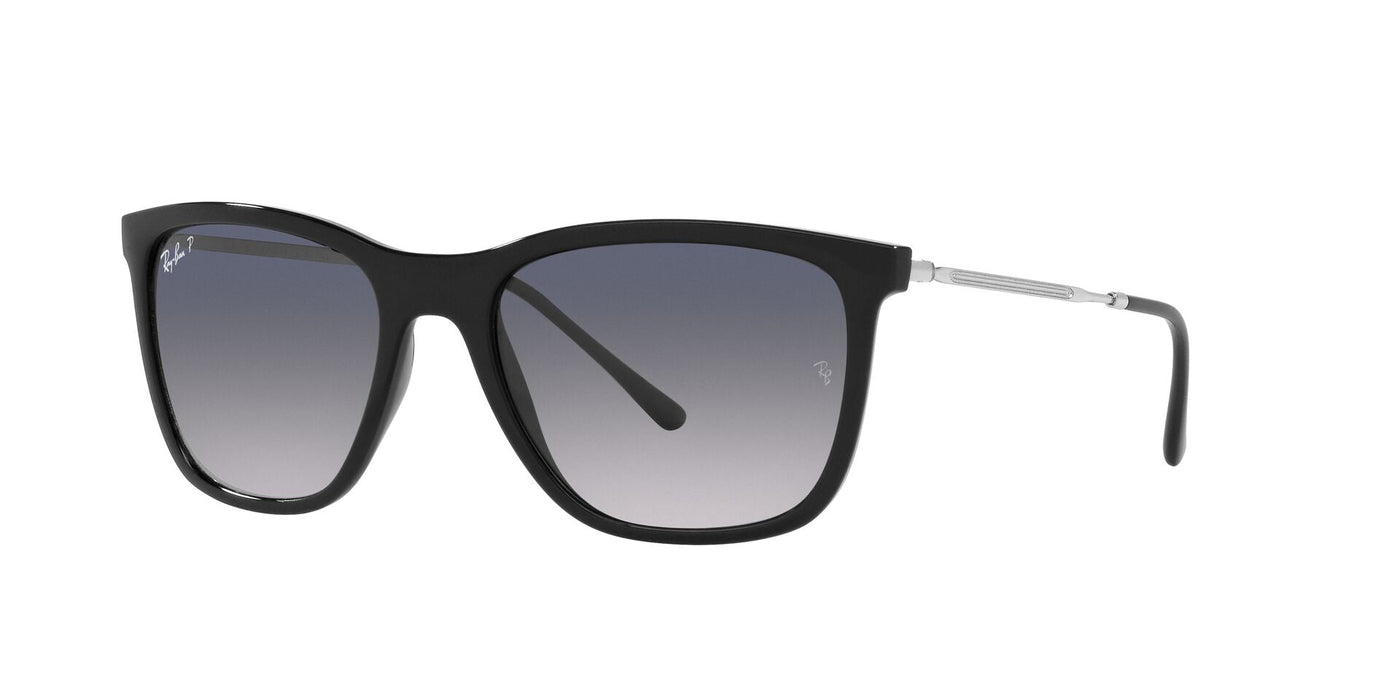 Ray-Ban RB4344 Black/Blue Polarised #colour_black-blue-polarised