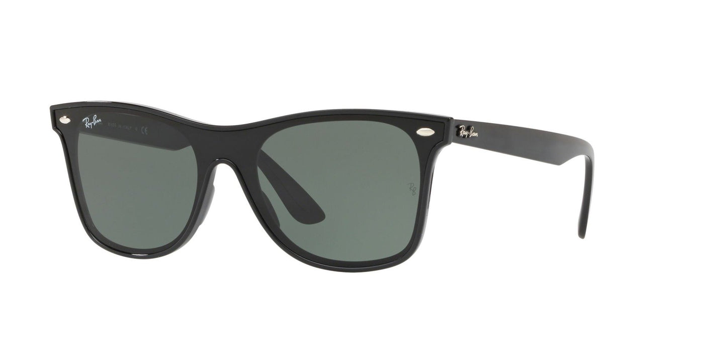 Ray-Ban Blaze Wayfarer RB4440N Black/Green #colour_black-green