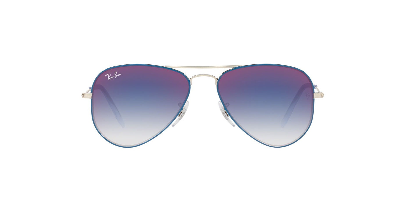 Ray-Ban Junior RJ9506S Blue/Blue Mirror #colour_blue-blue-mirror