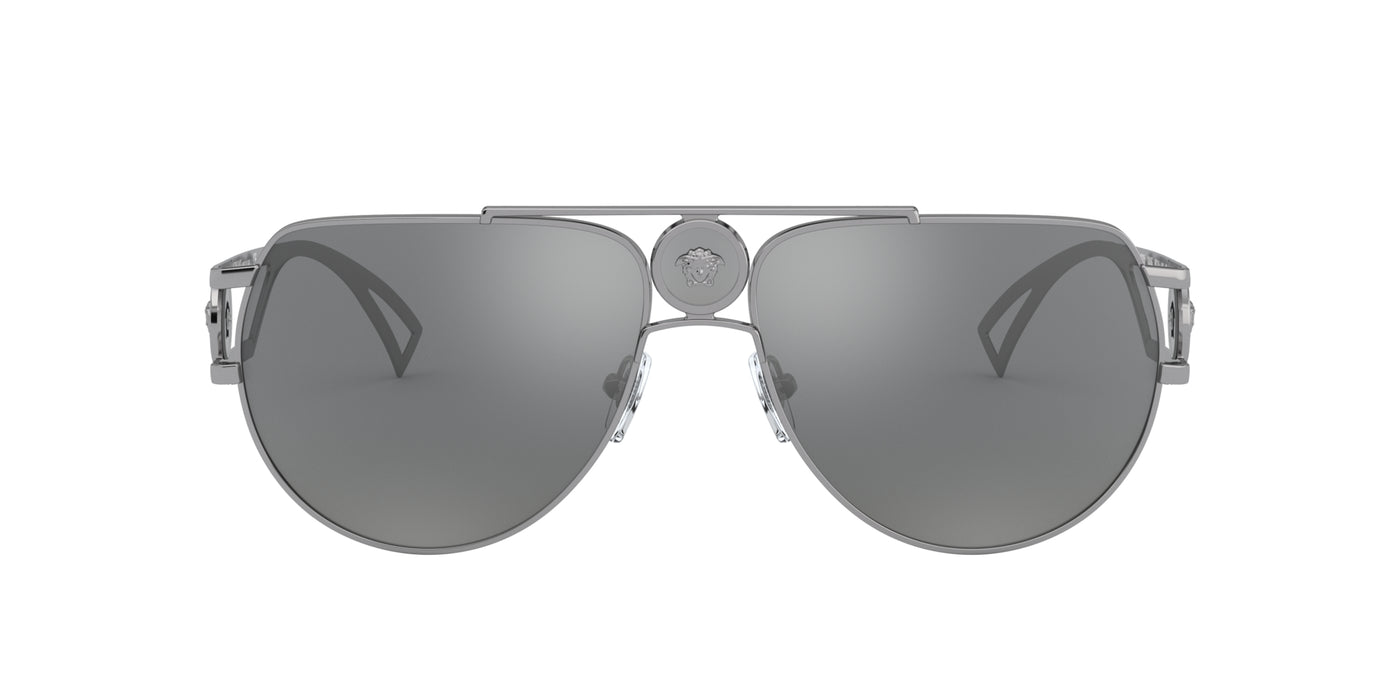 Versace VE2225 Gunmetal/Silver Mirror #colour_gunmetal-silver-mirror