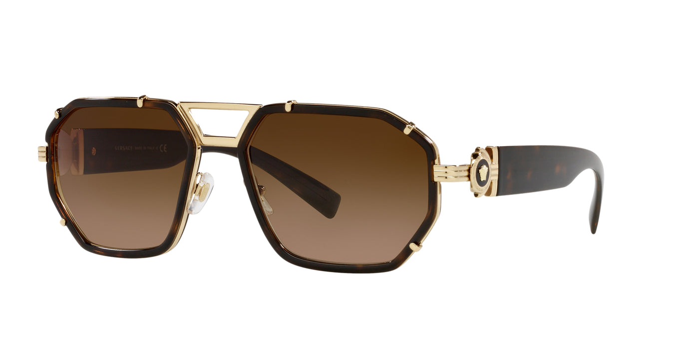 Versace VE2228 Dark Tortoise/Brown Gradient #colour_dark-tortoise-brown-gradient