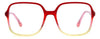 Isabel Marant IM 0063 Red Gradient Yellow #colour_red-gradient-yellow