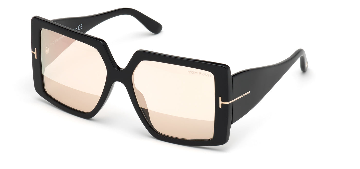 Tom Ford Quinn TF790 Black/Violet Mirror #colour_black-violet-mirror