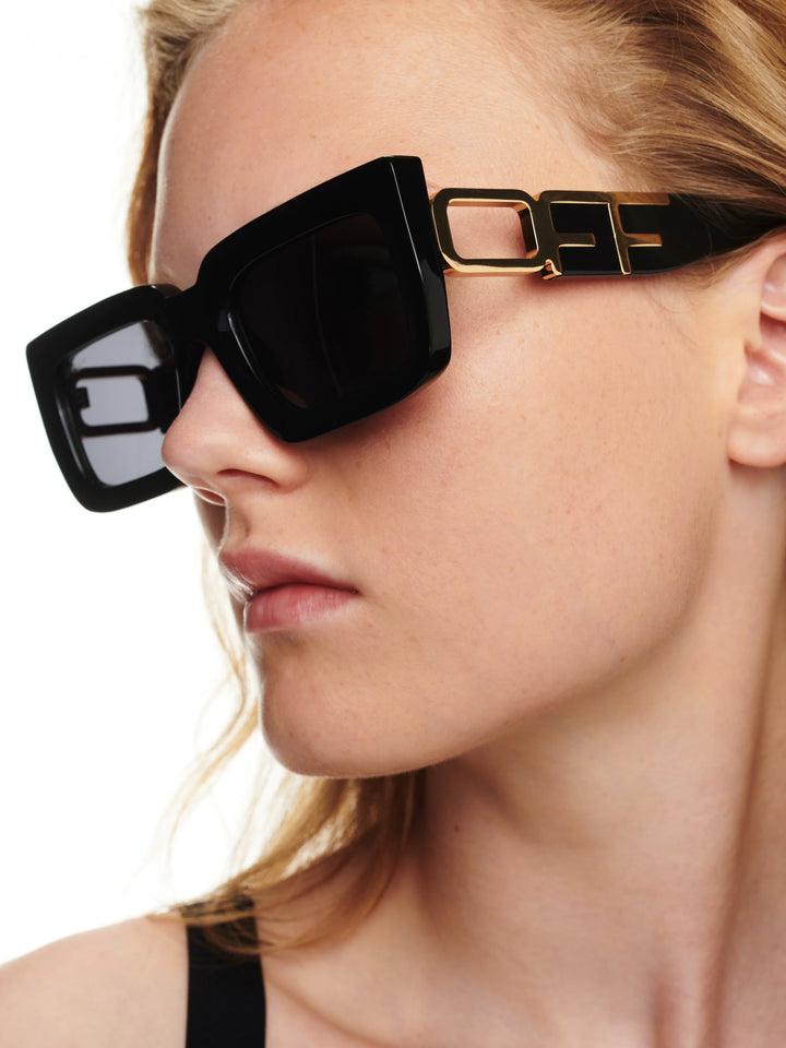 OFF WHITE Sunglasses Boston OERI073 1007 Authentic Italy Black Frame OFF WHITE Sunglasses Boston OERI073 1007 Authentic Italy  main image 4
