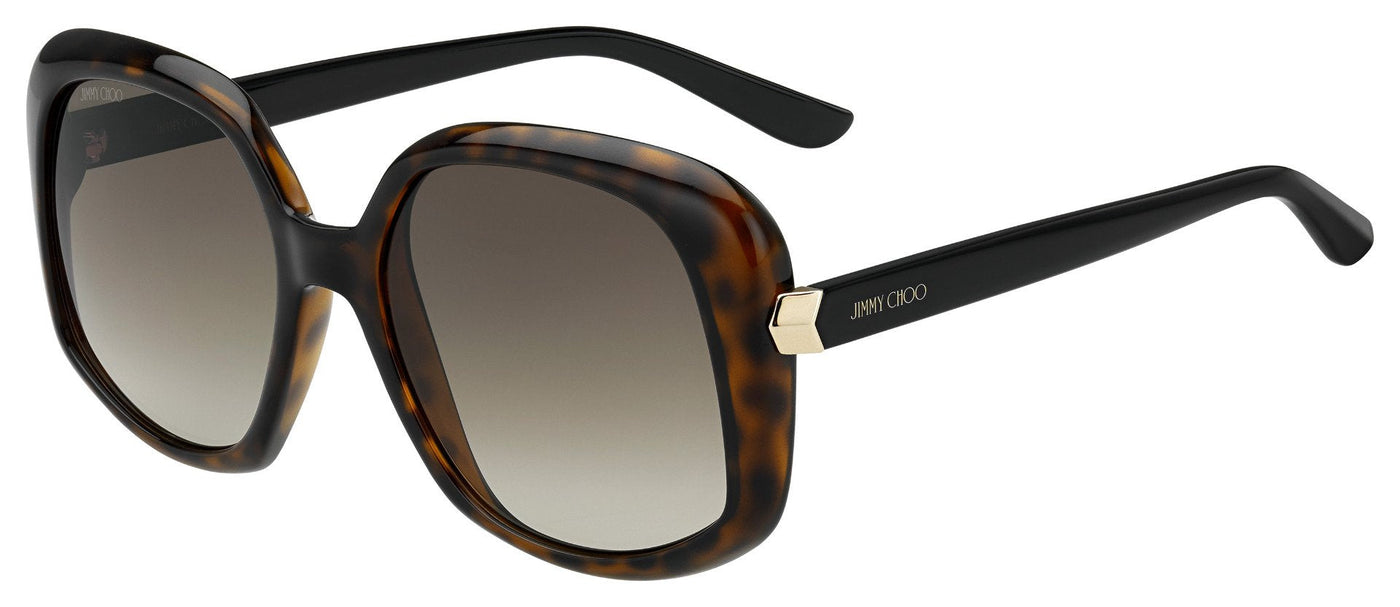 Jimmy Choo Amada/S Dark-Tortoise-Brown-Gradient #colour_dark-tortoise-brown-gradient